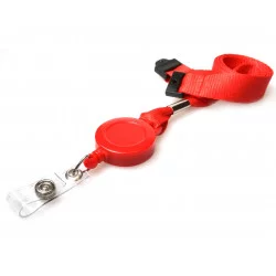 Retractable ID Holder “Oval“ in various Colours