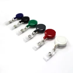 Retractable ID Holder “Oval“ in various Colours