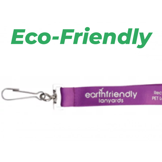 Recycled PET Personalised Eco Lanyards