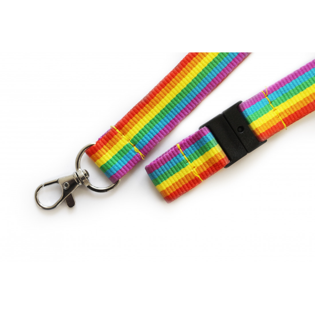 20mm Rainbow Striped Lanyards | LGBT | Pride | Lanyard