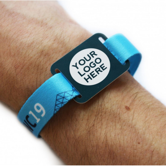 Branded Wrist Bands With Contactless PVC Cards